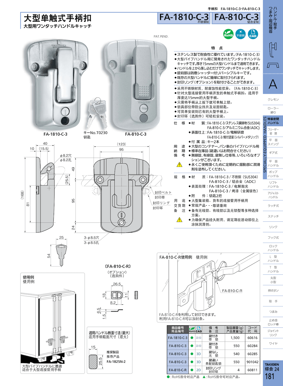 takigen FA-810-C-3